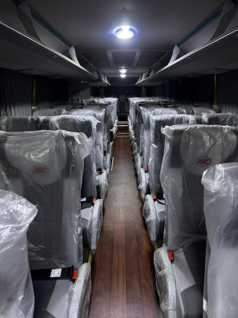 Intérieur bus Ankai sièges neufs